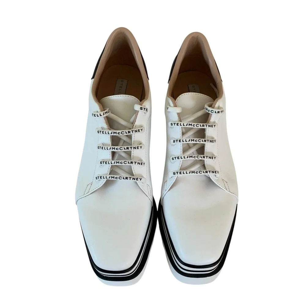 Stella McCartney White “Elyse” Sneakers - Picture 8 of 15